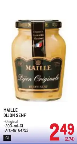 Metro Maille Dijon Senf Angebot