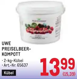Metro Uwe preiselbeer-kompott Angebot