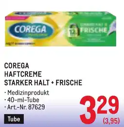 Metro Corega Haftcreme Starker Halt + Frische Angebot