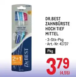 Metro Dr.Best Zahnbürste Hoch Tief Mittel Angebot