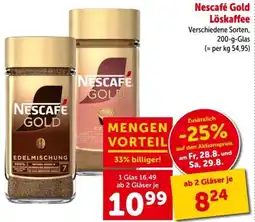 Interspar Nescafé Gold Angebot