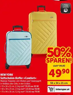 Interspar NEW YORK Softschalen-Koffer »Comfort« Angebot