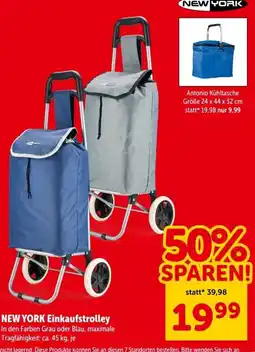 Interspar NEW YORK Einkaufstrolley Angebot