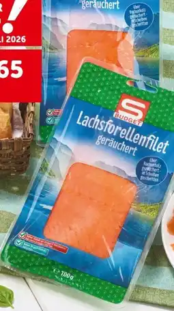 Interspar S-Budget Lachsforellenfilet Angebot