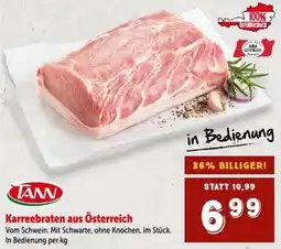 Interspar TANN Karreebraten aus Österreich Angebot