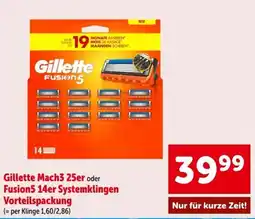 Interspar Gillette Fusion5 Systemklingen Angebot