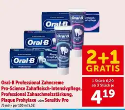 Interspar Oral-B Professional Zahncreme Angebot