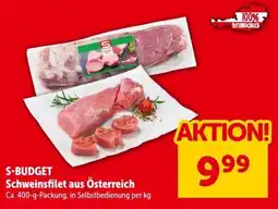 Interspar S-Budget Schweinsfilet aus Österreich Angebot