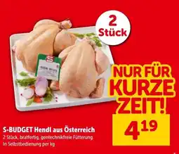 Interspar S-Budget Hendl aus Österreich Angebot