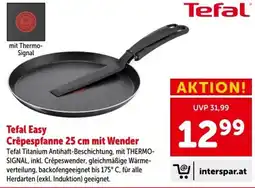 Interspar Tefal Easy Crêpespfanne 25 cm mit Wender Angebot
