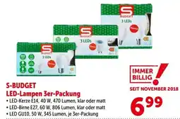 Interspar S-Budget LED-Lampen Angebot