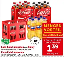 Interspar Coca-Cola Limonaden Angebot