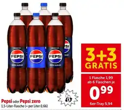 Interspar Pepsi oder Pepsi zero Angebot