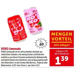 Interspar XOXO Limonade Angebot