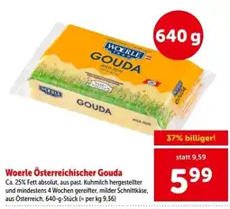 Interspar Woerle Österreichischer Gouda Angebot