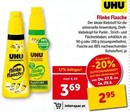 Interspar UHU flinke flasche Angebot