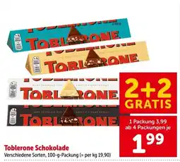 Interspar Toblerone Schokolade Angebot