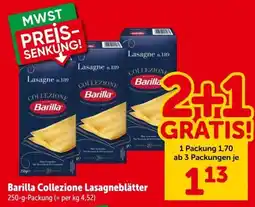 Interspar Barilla Collezione Lasagneblätter Angebot