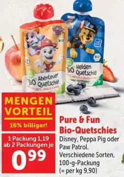 Interspar Pure & Fun Bio-Quetschies Angebot