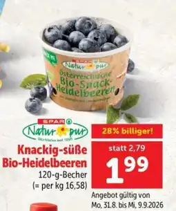 Interspar Knackig-süße Bio-Heidelbeeren Angebot