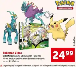 Interspar Pokemon V-Box Angebot