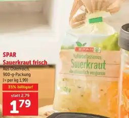 Interspar SPAR Sauerkraut frisch Angebot