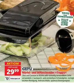 Interspar GEFU Würfel- und Stifteschneider Treppo Angebot