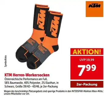Interspar KTM Herren-Workersocken Angebot