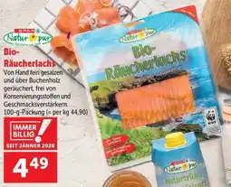 Interspar Natur pur Bio-Räucherlachs Angebot