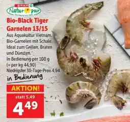 Interspar Bio-Black Tiger Garnelen Angebot