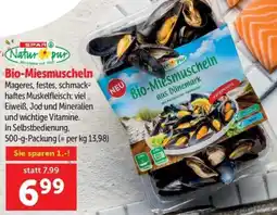 Interspar Natur pur Bio-Miesmuscheln Angebot