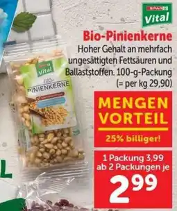 Interspar Vital Bio-Pinienkerne Angebot