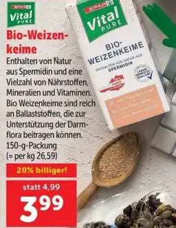 Interspar Vital Pure Bio-Weizenkeime Angebot