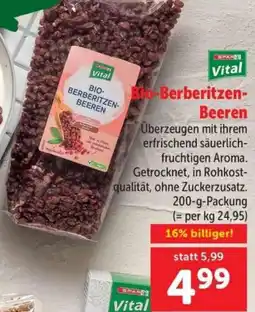 Interspar Vital Bio-Berberitzen-Beeren Angebot