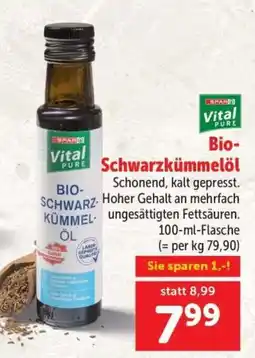 Interspar Vital Pure Bio-Schwarzkümmelöl Angebot