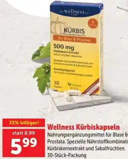 Interspar Wellness Kürbiskapseln Angebot