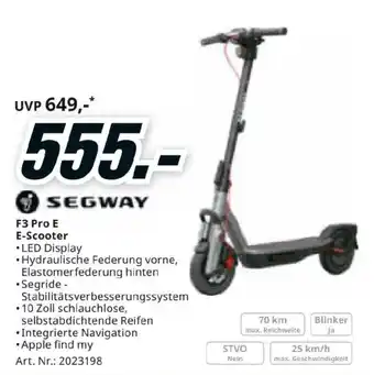 Segway F3 Pro E E-Scooter