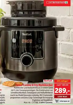 Interspar Tefal Turbo Cuisine & Fry Multikocher Angebot