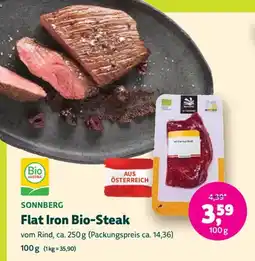 Denn's Biomarkt Sonnberg Flat Iron Bio-Steak Angebot