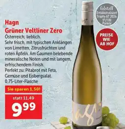 Interspar Hagn Grüner Veltliner Zero Angebot
