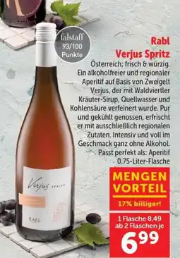 Interspar Rabl Verjus Spritz Angebot
