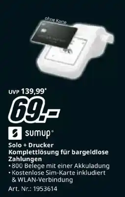 Media Markt sumup Solo + Drucker Angebot