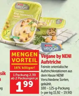 Interspar Vegane by NENI Aufstriche Angebot