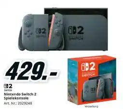 Media Markt Nintendo Switch 2 Spielekonsole Angebot