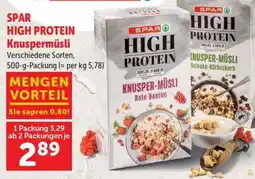 Interspar SPAR HIGH PROTEIN Knuspermüsli Angebot