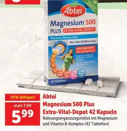 Interspar Abtei Magnesium 500 Plus Angebot