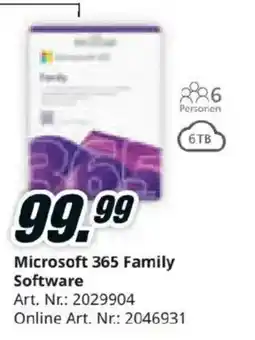 Media Markt Microsoft 365 Family Software Angebot