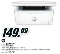 Media Markt hp LaserJet M140w Laserdrucker Angebot