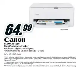 Media Markt Canon PIXMA TS6550i Multifunktionsdrucker Angebot