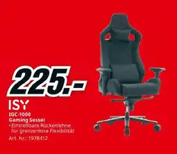Media Markt ISY IGC-1000 Gaming Sessel Angebot